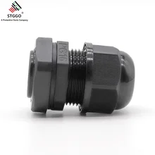 Черный пластиковый резьбовой наконечник M12