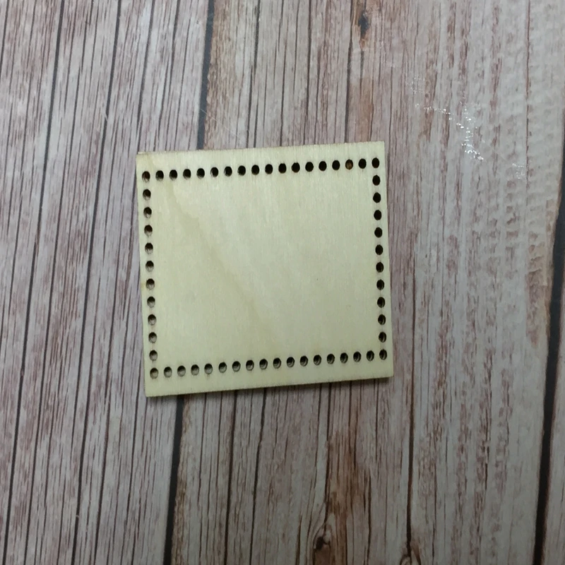 Набор из 20 незавершенных деревянных прямоугольников 7x5 см принадлежности для рукоделия вышивка крестиком