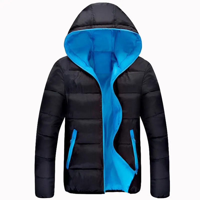 Parka Men Winter Autumn 4XL Asian Size Long Sleeve Thick Winter Jackets Mens Cotton Mens Jackets