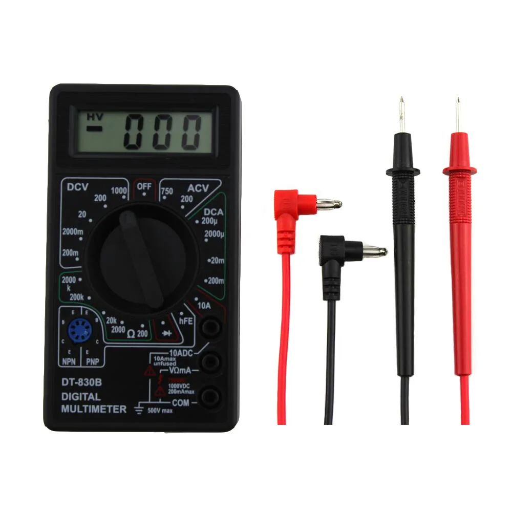 Digital Multimeter Ohm Voltmeter Ammeter AVO Meter DT 830B LCD AC DC Voltmeter Ohmmeter Electrical Multi Tester-in Multimeters from Tools on Aliexpress.com ...