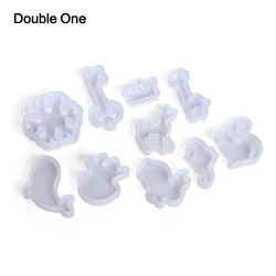 10pcs/set Animal Silicone Resin Mold Whale Squirrel Jellyfish Rabbit Crown Snow Giraffe Key Jewelry Making DIY Craft White 1pc 10pcs/set Animal Silicone Resin Mold Whale Squirrel Jellyfish Rabbit Crown Snow Giraffe Key Jewelry Making DIY Craft White 1pc