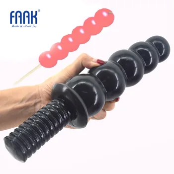 FAAK anal sex toys beads dildo big dong anal plug screw handle butt plug huge penis 2.36 thick 11.2long dick anal dildo faak 16 inch long dildo anal plug dual use double dildo big penis fake sex products sex toys for women lesbian sword dick cock