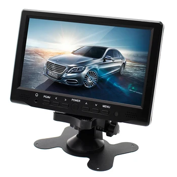 

HD 800*480 Digital Screen 7 Inch TFT LCD Car Parking Monitor Auto Headrest Monitors With 2 Video Input Rearview Camera Display
