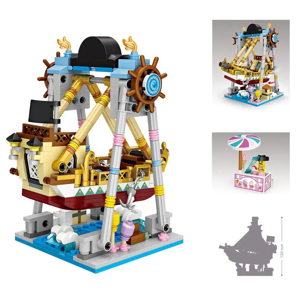 

Mini Creative Assembling Playground Building Blocks 362-609Pcs Model Building Blocks Bricks Kits Educational Toys for Children
