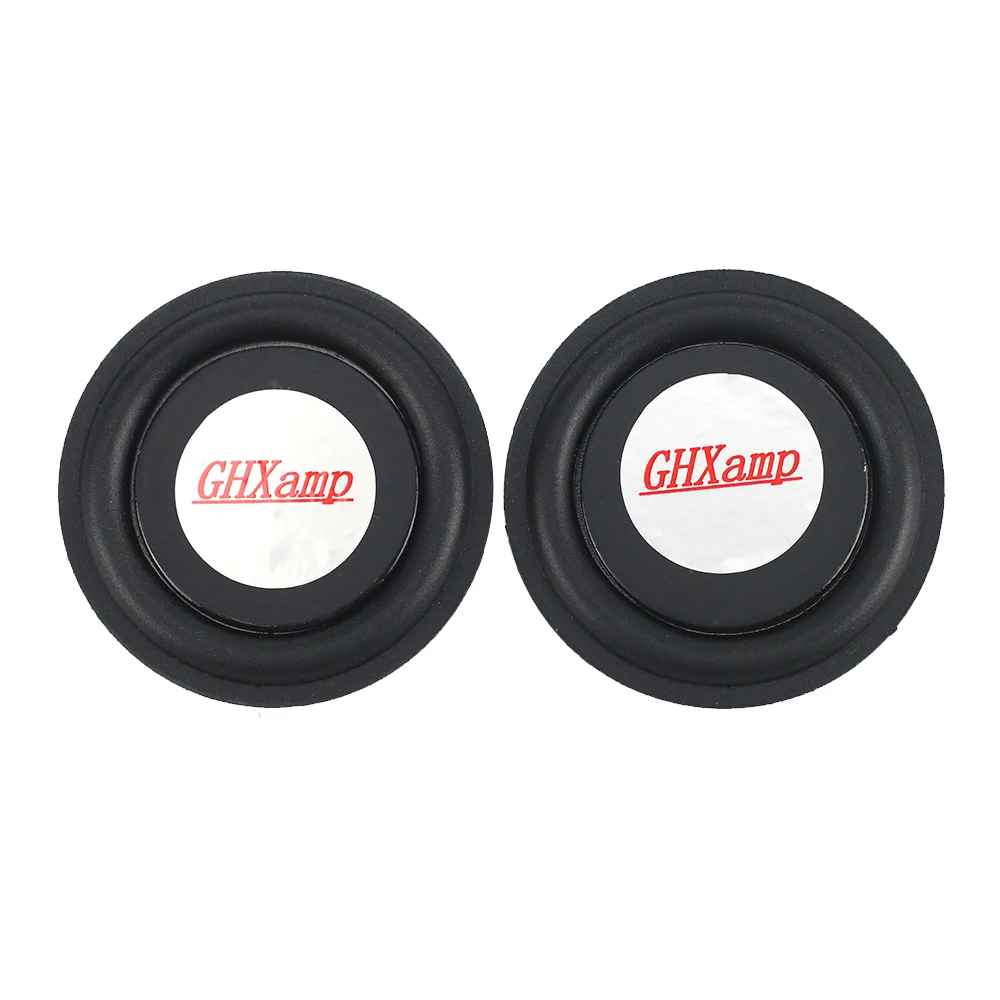 Audio Speaker Tweeter Speaker Bass Speaker Horn Loudspeaker Hifi Speaker Speaker Repair Accessories GHXAMP Round Woofer Passive Radiator 35.5MM 52MM 62mm 67mm 75mm Bass Vibration Resonance 2PCS For Home-made Low frequency