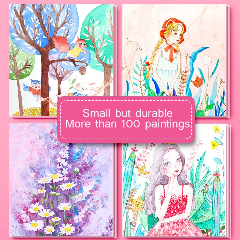 Online 24 farbe 36 farbe solide aquarell malen set farbe box tragbare eisen box abgabe pulver kunst liefert