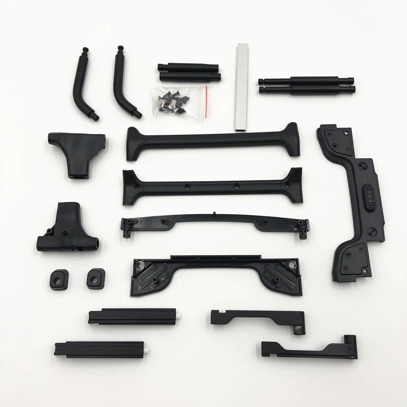 Unassembled 12.3 inch 313 mm Wheelbase Body Car Shell upgrade  convertible for 1/10 RC 5-door Jeep Wrangler Axial  SCX10II 90046