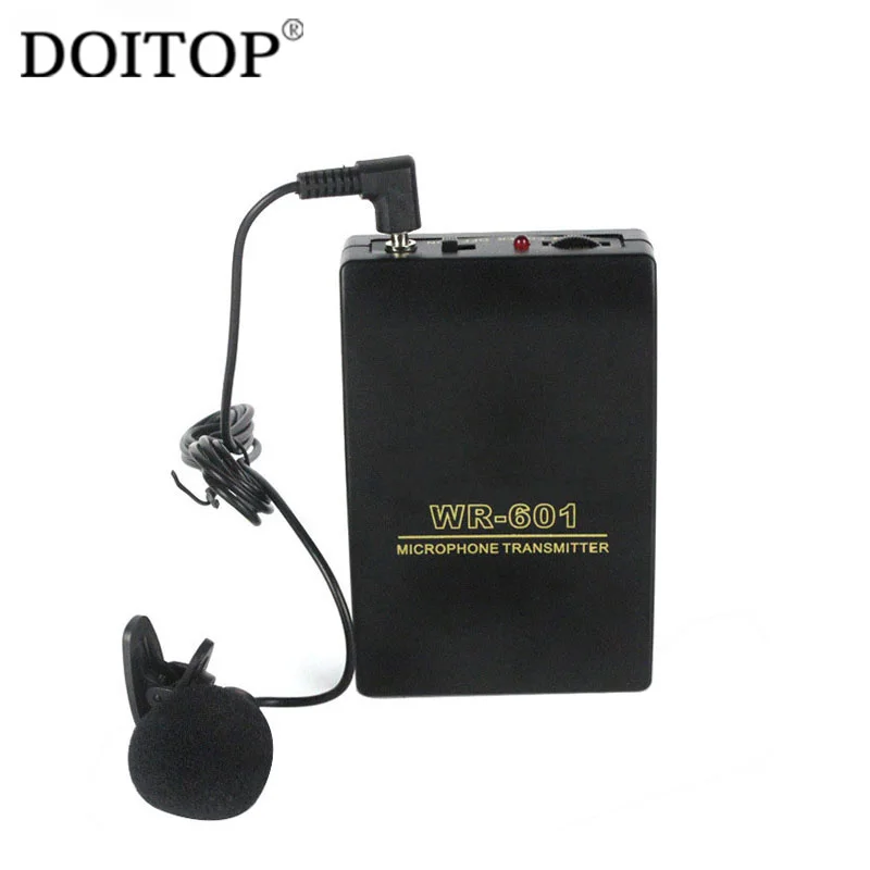 

DOITOP Protable Wireless Microphone Mikrofon Yaka Mikrofonu FM Transmmiter Receiver Kit For Teaching Meeting Tour Guide Mic A3