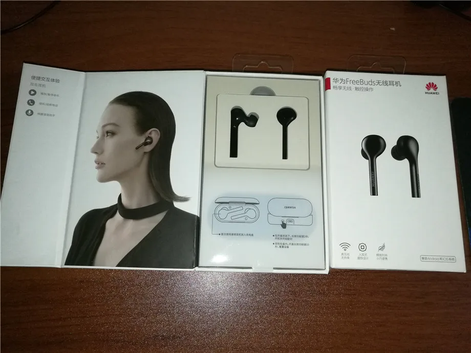 Оригинальные беспроводные Bluetooth наушники HUAWEI FreeBuds с микрофоном, музыкальная спортивная мода, сенсорная гарнитура, свободные руки, динамические наушники+ баланс