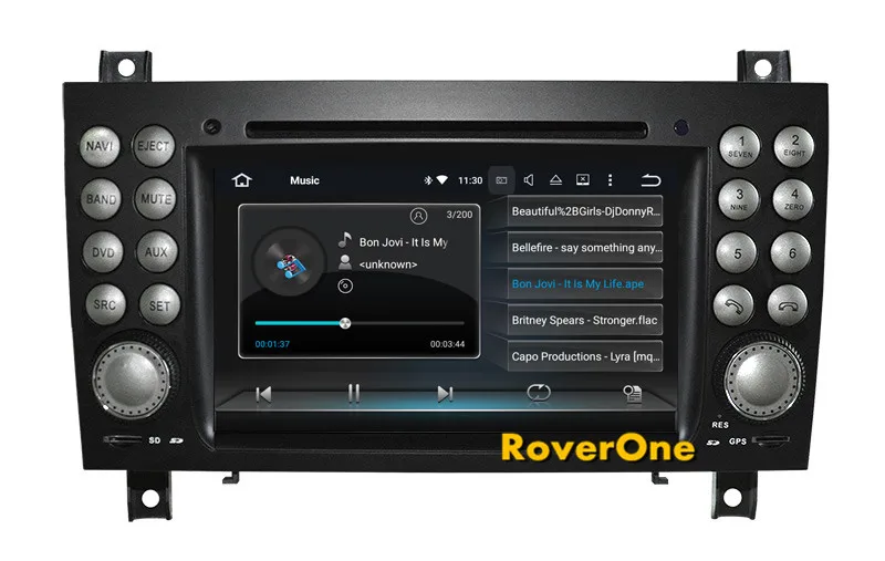 Clearance RoverOne Android 7.1 Car Multimedia Player Radio Stereo For Mercedes R171 SLK200 SLK230 SLK250 SLK280 SLK300 SLK350 W171 SLK55 8