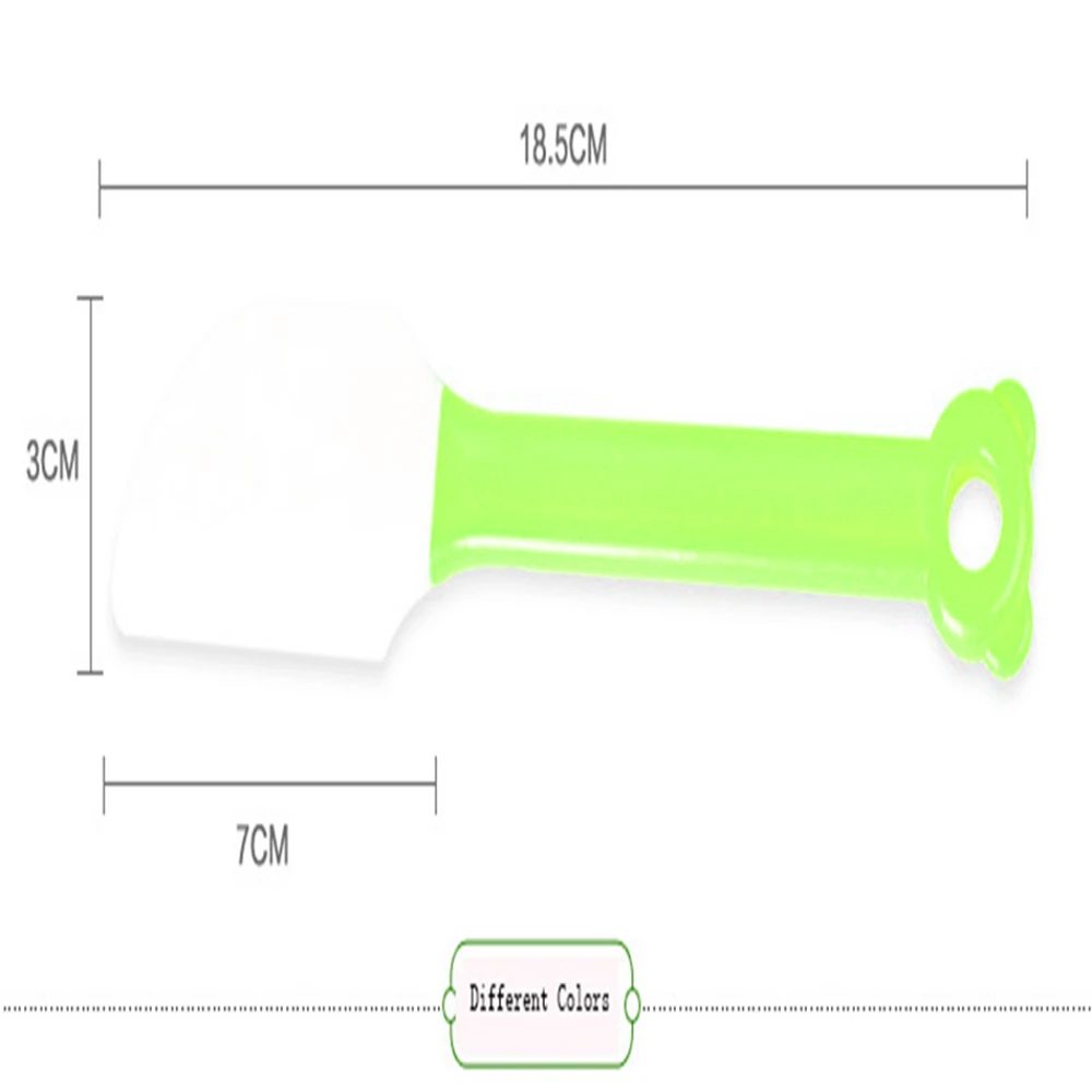 1 шт. кухонный варочный инструмент силиконовый скребок для выпечки Шпатель для Хлеба Смеситель для масла инструменты для перекуса для кухни - Цвет: green