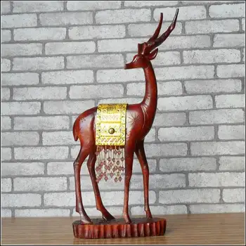

[Ling] resin wood forest antelope modern home accessories gift desktop decoration garden ornaments two shipping