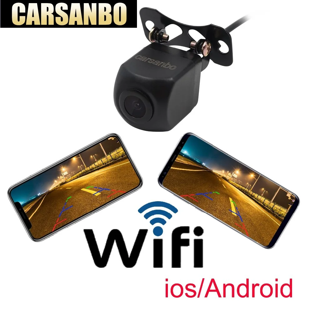 

Car Rear View Camera Mini Body Water-proof Tachograph for iPhone and Android WIFI Reversing Camera Dash Cam Star Night Vision
