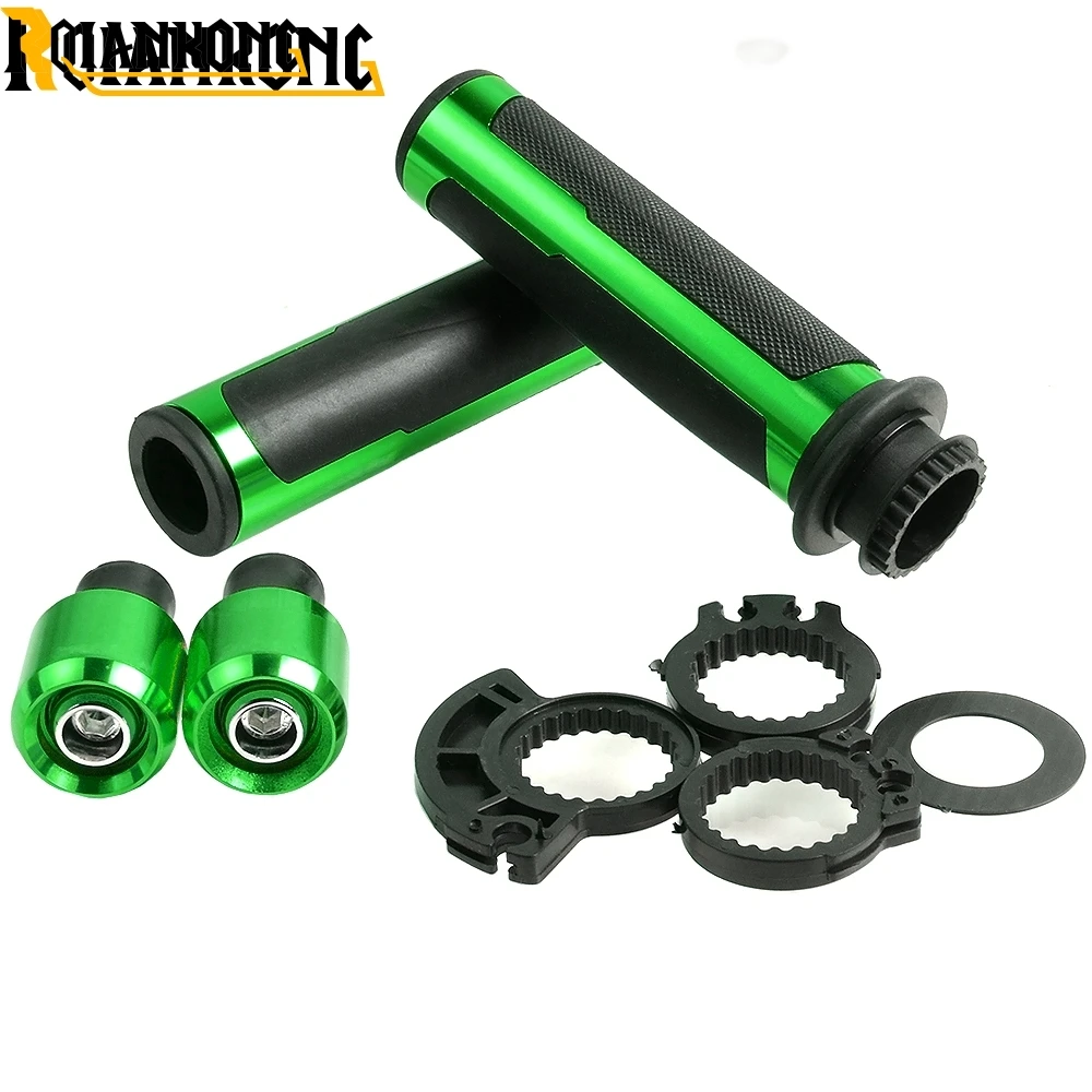 

7/8"22mm racing Motorcycle Handle Handlebar Moto Hand Bar Grip For Kawasaki ZX-9 ZX-9R ZX-500R ZR-10R ZR-6R ZR-750 Ninja
