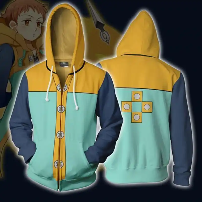 Seven deadly sins king hoodie Clearance
