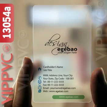 

a13054 make business cards Template for Single faced Printing plastic name card