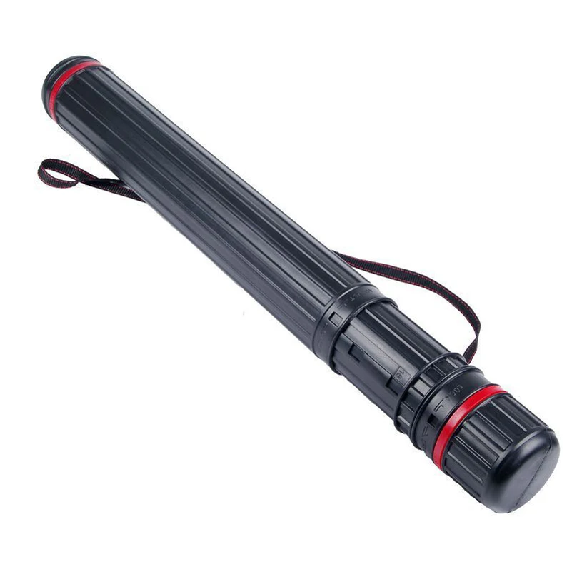 

64cm-108cm PE Telescopic Arrow Holder Tube Hunting Quiver For 20pcs Arrows with Adjustable Back Strap Arrow Rack
