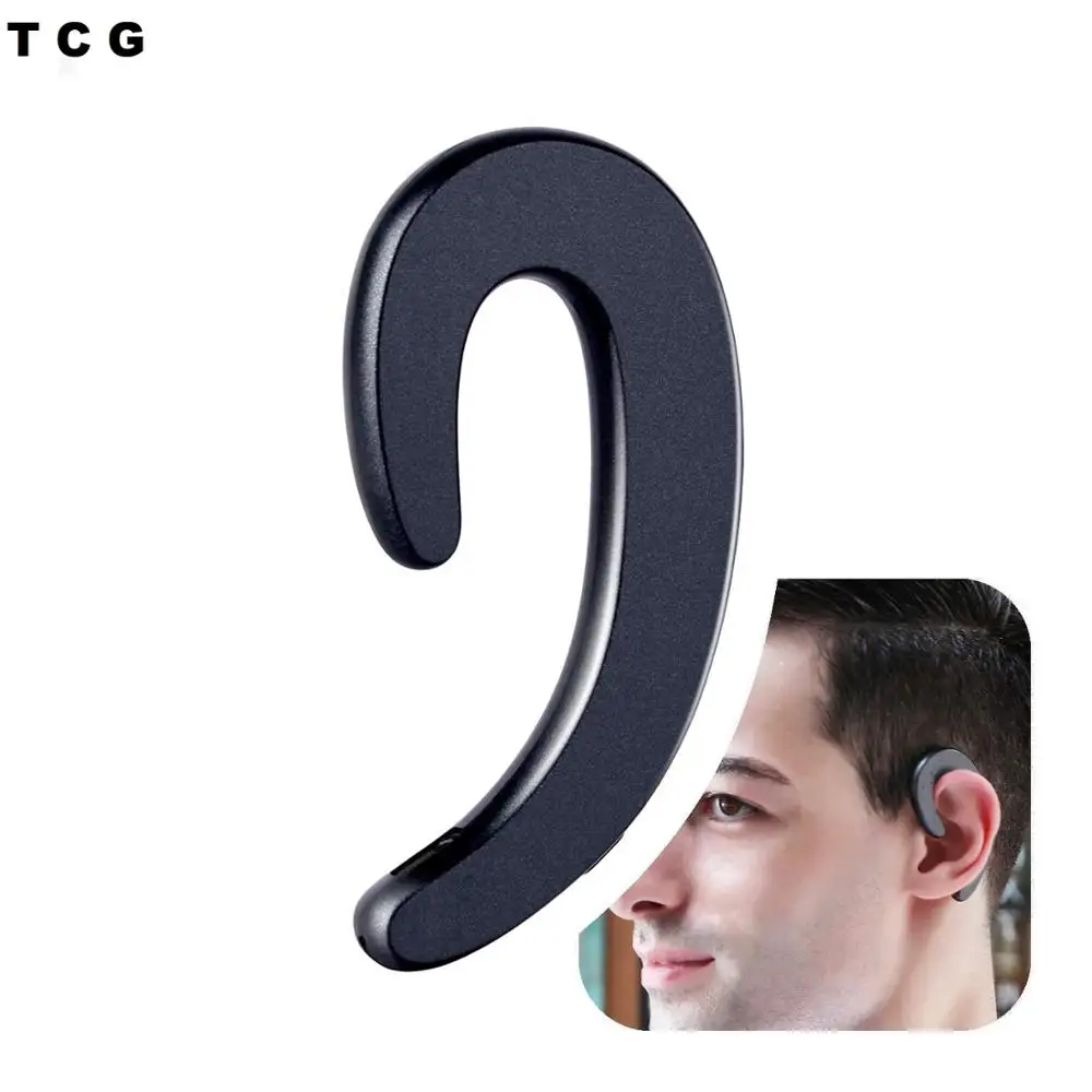 Беспроводные наушники TCG Bluetooth ушные крючки безболезненная гарнитура для iPhone Xiaomi