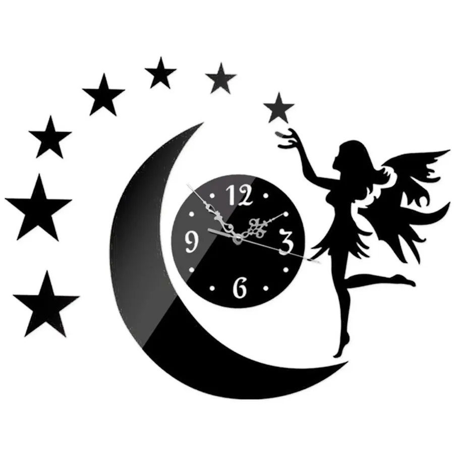 

3 Models 3D Mirror Surface DIY Wall Clock with Special Pattern Innovative Art Sticker Home Office el Decor Modern Design