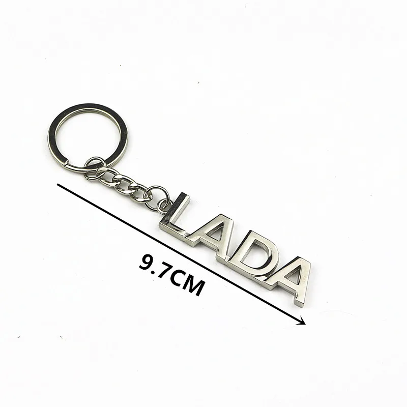 3D металлический автомобильный брелок для Lada Kalina Granta Priora Lada Niva Largus Samara 2110 автомобильный Стайлинг - Название цвета: For Lada