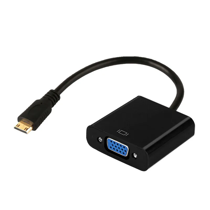 Высокое качество HDMI в VGA адаптер мужской Famale конвертер 1080P цифро аналоговый видео