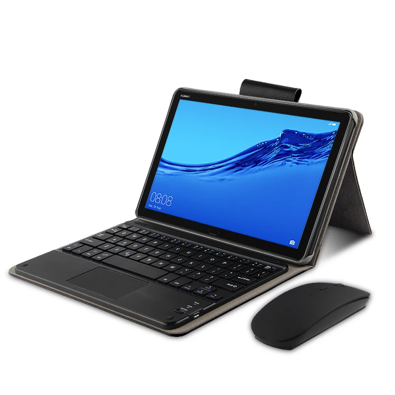 Чехол для huawei MediaPad M5 Lite 10 Защитная крышка Bluetooth клавиатура протектор из искусственной кожи BAH2-W09/L09/W19 10,1 "Tablet Case