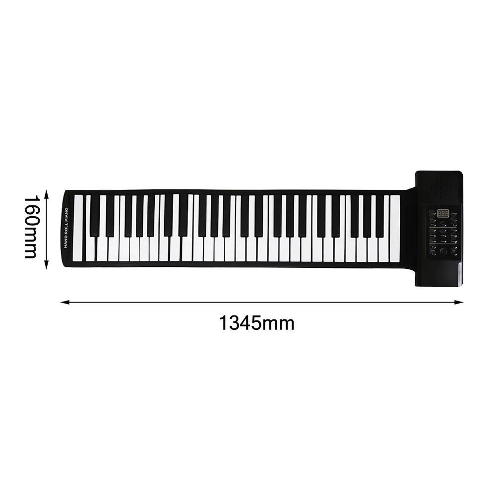 Rahano konix 88 клавиш MIDI 128 тонн Электронные органы roll up складной Пианино Встроенный