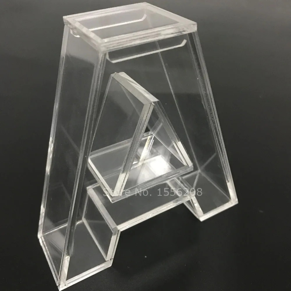 Freestanding Acrylic Fillable Letter A English Alphabet Small