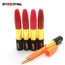 1 шт. Творческий имитационного моделирования Губная помада Гелевые Ручки Телескопическая нейтральной ручка школьные принадлежности офис Материал рекламные ручки