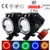 Huiermeimi 1 paia 125 W moto faro luminoso eccellente lampada ausiliaria U7 LED moto faro moto lavoro driving car nebbia luce