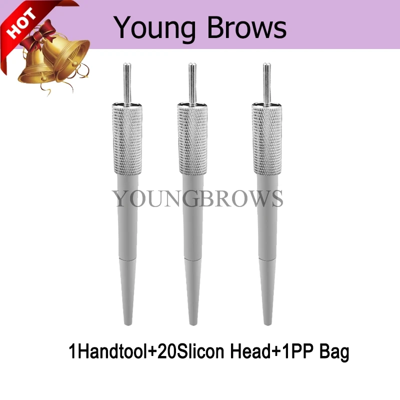 Phibrow Handtool с силиконовой головка для 18 Microblading иглы