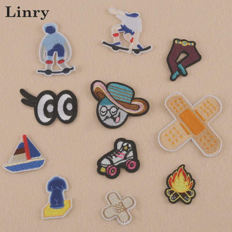 DIY Embroidered Motif Cloth Applique Iron On Patch Sew Clothing Decorations #29 DIY Embroidered Motif Cloth Applique Iron On Patch Sew Clothing Decorations #29