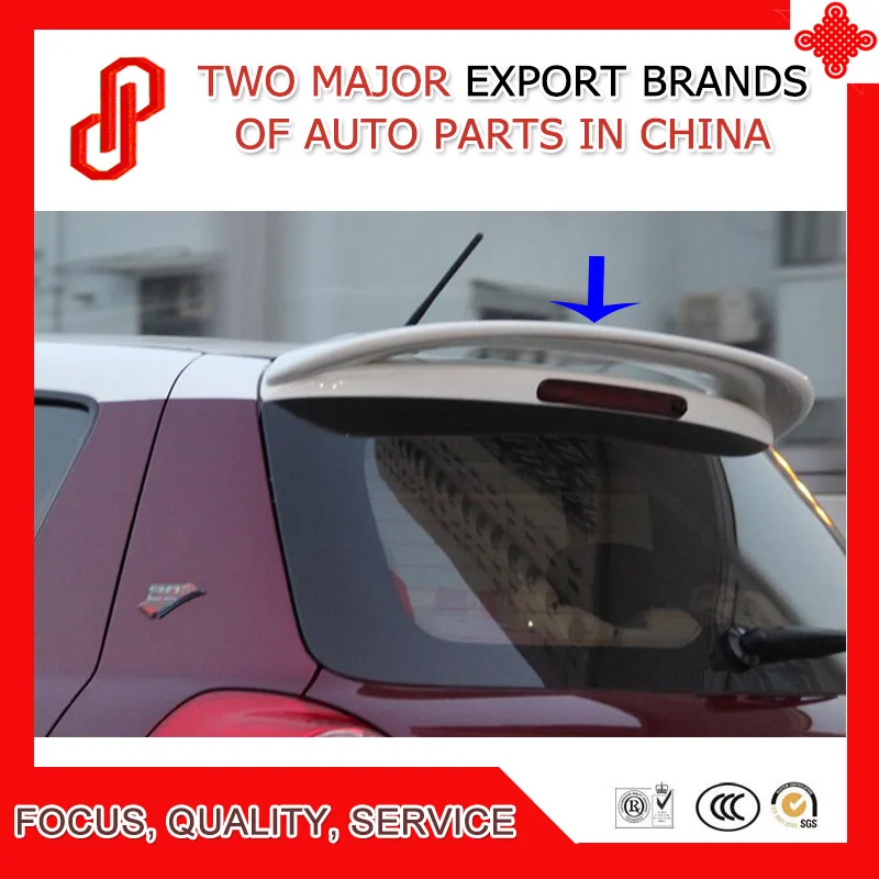 

High quality ABS black red white color rear roof spoiler for Swift 2005 2006 07 08 09 10 11 12 13 14 2015 2016
