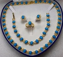 Слово тонкий женский подарок кварцевый камень драгоценные камни/камень ожерелье браслет кольцо серьги Золотой Настоящее серебро