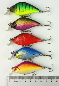 

Crankbait Fishing Lures Wobbler Hard Bait 50Pcs 6.5CM 8.4G 8# Hook Artificial Bait Fishing Tackle Pesca Lure