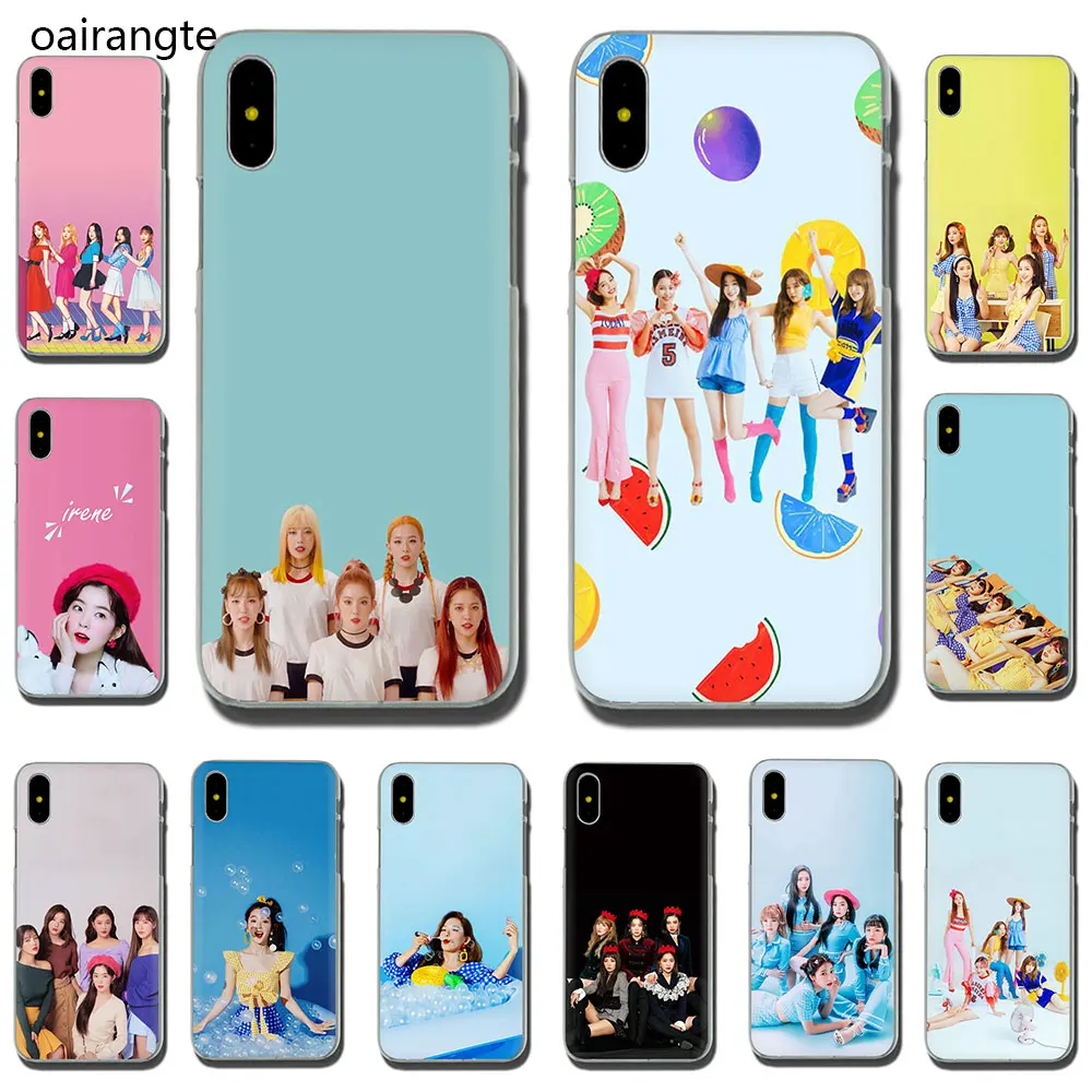 

Red Velvet Kpop Girl Hard Phone Case for iPhone 11 Pro XR XS Max X 8 7 6 6S Plus