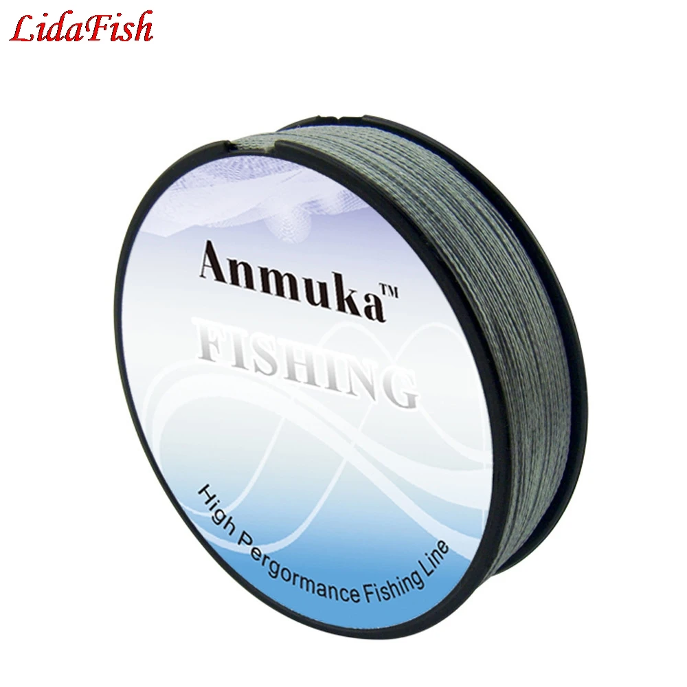 100M Super Strong 8 Strands Weaves 100% PE Braided Multifilament 10lb-70lb Sea Carp Softwater Fishing Line | Спорт и развлечения