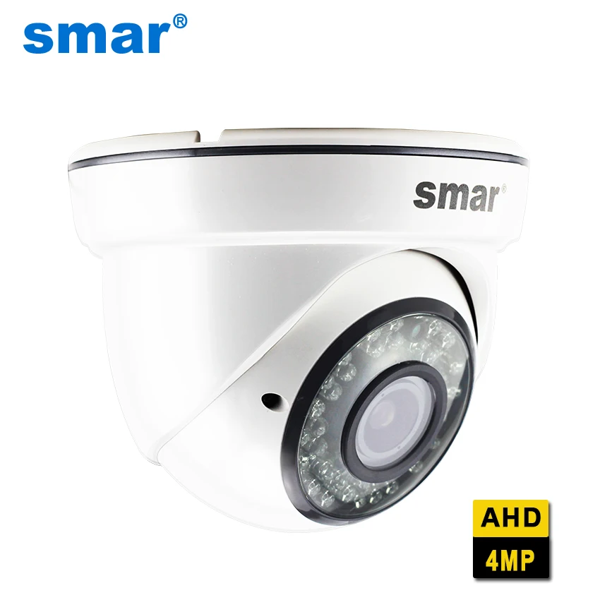 Goedkoop Smar Super HD 4MP AHD Camera 8538 + OV4689 Met 2.8 12mm Manual Varifocale Lens 36 Infrarood Leds hoge Kwaliteit Plastic Case