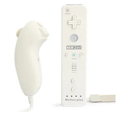 2в1 Встроенная игровая ручка для wii & u контроллер комбинированный пульт