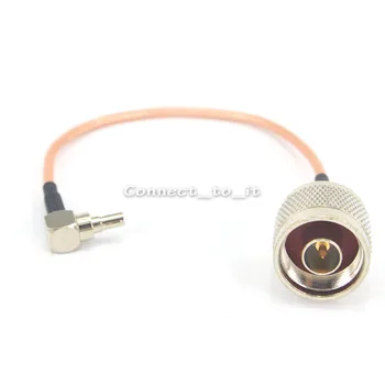 

10 Pcs Extension Cord RF N Switch CRC9 Pigtail Cable N Male Connector Switch CRC9 Male Right Angle Connector RG316 Cable 15cm 6"
