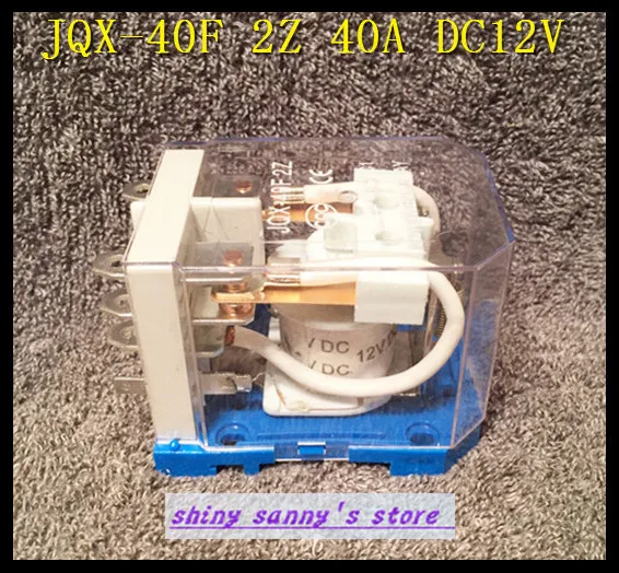 

1Piece JQX-40F 2Z 40A DC 12V Coil PCB Power Relay Brand New