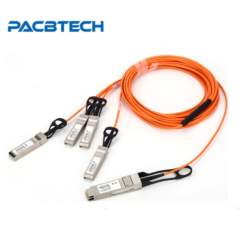 Активный оптический кабель 40G QSFP + до 4 * SFP OM2 4x10G OM2|Оптоволоконное оборудование| |