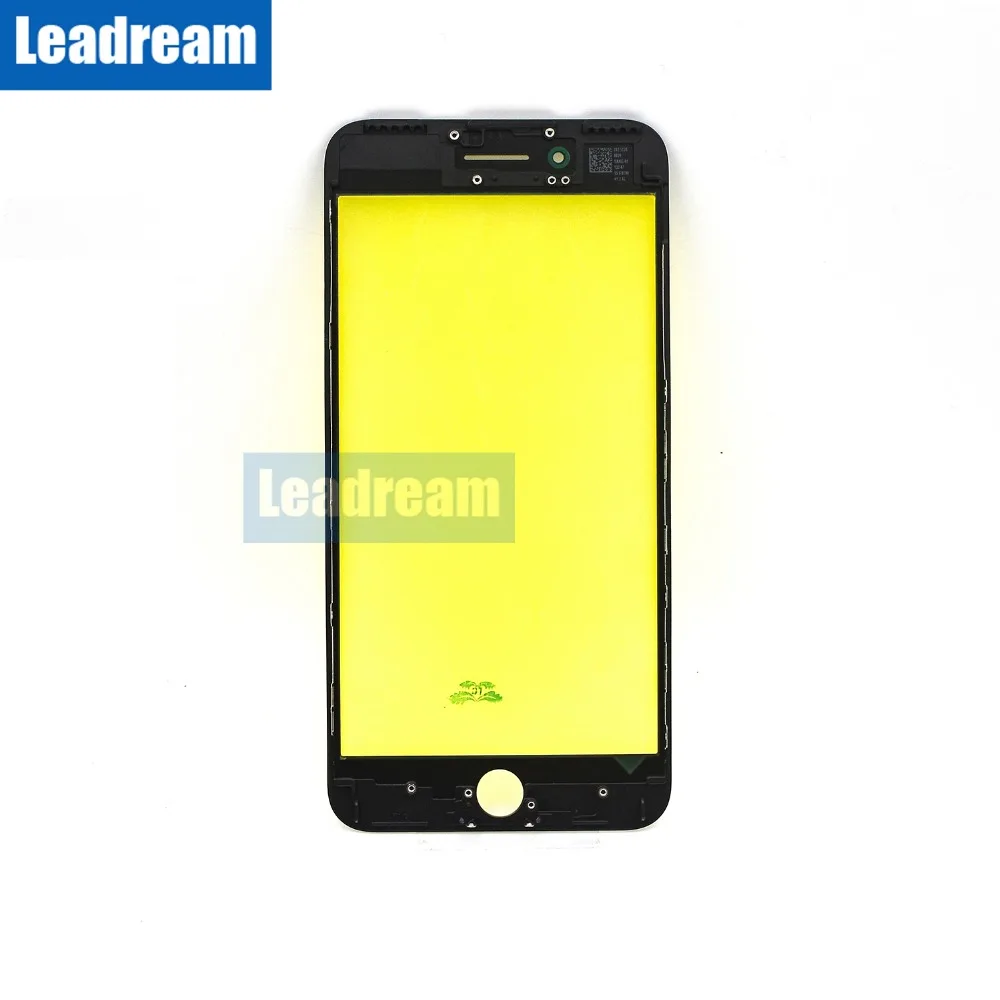 Leadream 10 шт. 3 в 1 переднее внешнее стекло для iPhone 7 8 Plus Переднее сменная крышка с