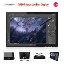 Best Buy Promotion New GAOMON G190 19 Inches Interactive Pen Display LCD Touch Sreen Monitors Graphic Drawing Digital Tablet Monitors