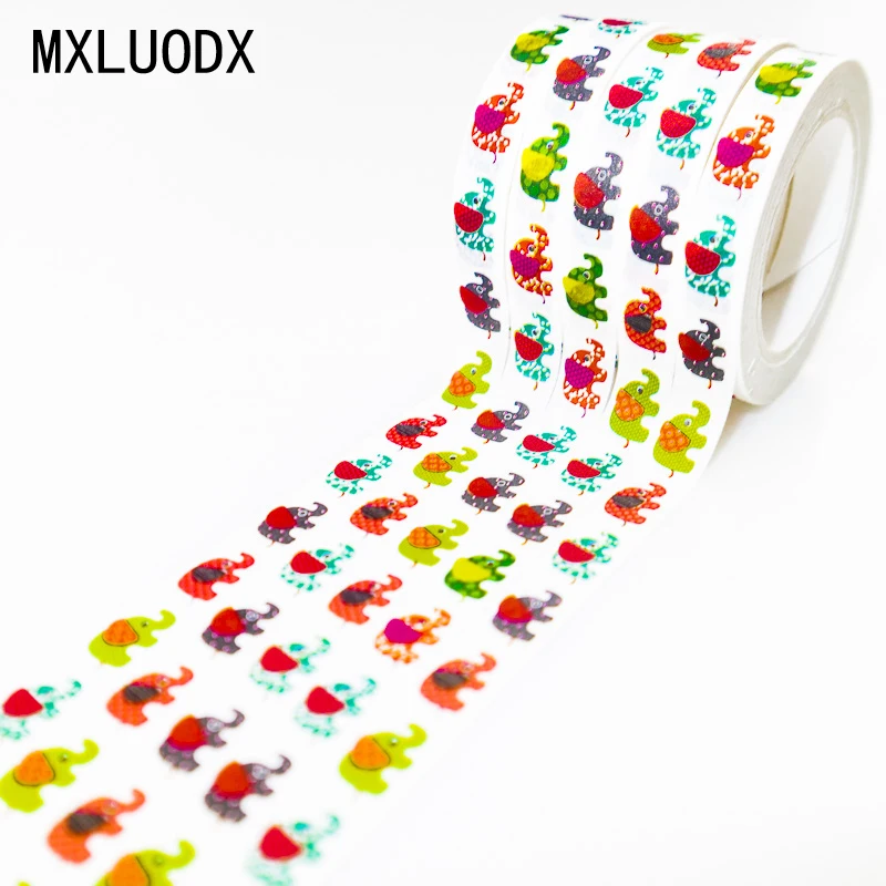 

Masking Paper Tapes Colored Elephant Washi Tape Set Sticky DIY Japanese Office Stationery Decorative Adhesive Slim Tape 1PCS/Lot