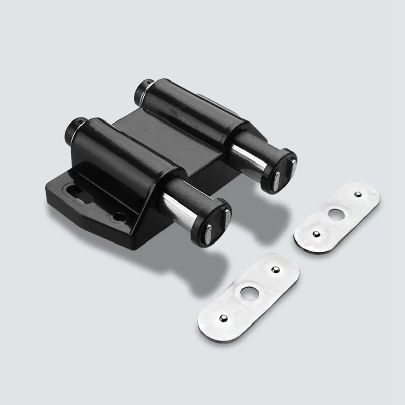 

Double Cabinet Catch Kitchen Door Stopper Soft Quiet Close Magnetic Push to Open Touch Damper Buffers For Furniture Hardware