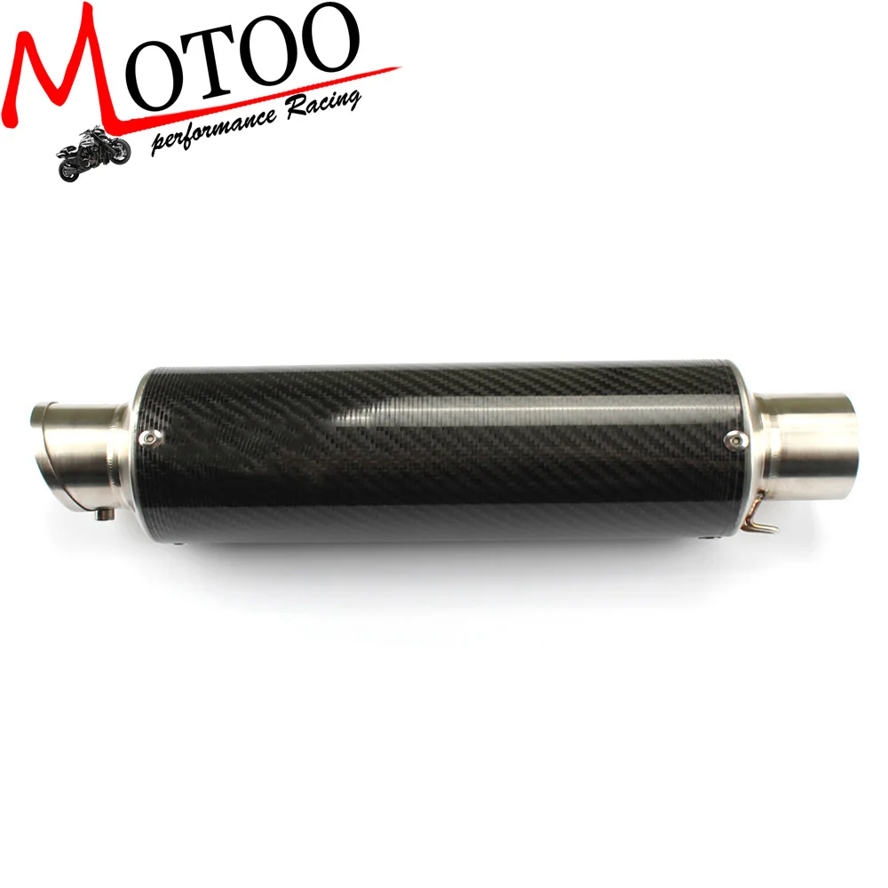

Motoo -E-MARK Standard-Mount GP Corsa Racing Slip-On Exhaust For HONDA CBR CB400 CF250 CBR600 CBR250 ER6N ER6R YZF600