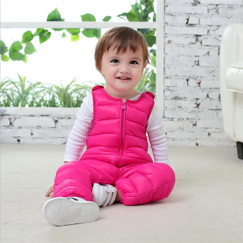 Новинка 2019 зимний комбинезон LILIGIRL для маленьких мальчиков из пуха и хлопка на
