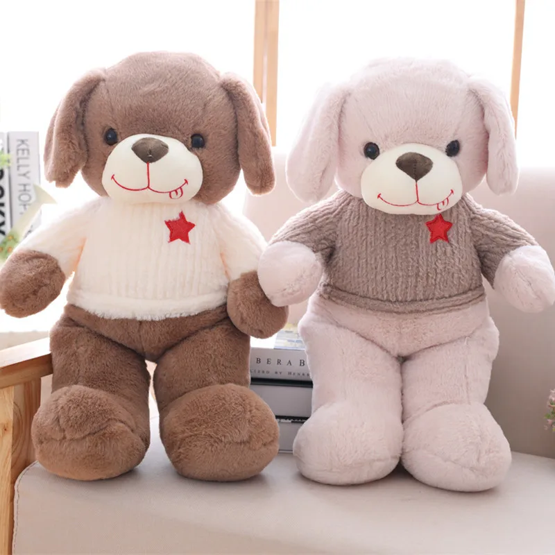 

1pc 50cm Lovely Single Dog Plush Toys Staffed Soft Animal Puppy Dog Doll Kawaii Gift for Kids Baby Christmas Gift Funny Present