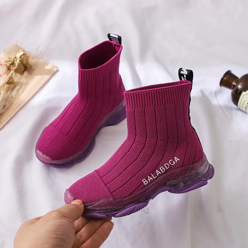 2019 Spring New Fashion Children High Top Sock Shoes Kids Boys Sneakers Girls Sports Sock Boots Breathable Comfortable Shoe 2019 Spring New Fashion Children High Top Sock Shoes Kids Boys Sneakers Girls Sports Sock Boots Breathable Comfortable Shoe